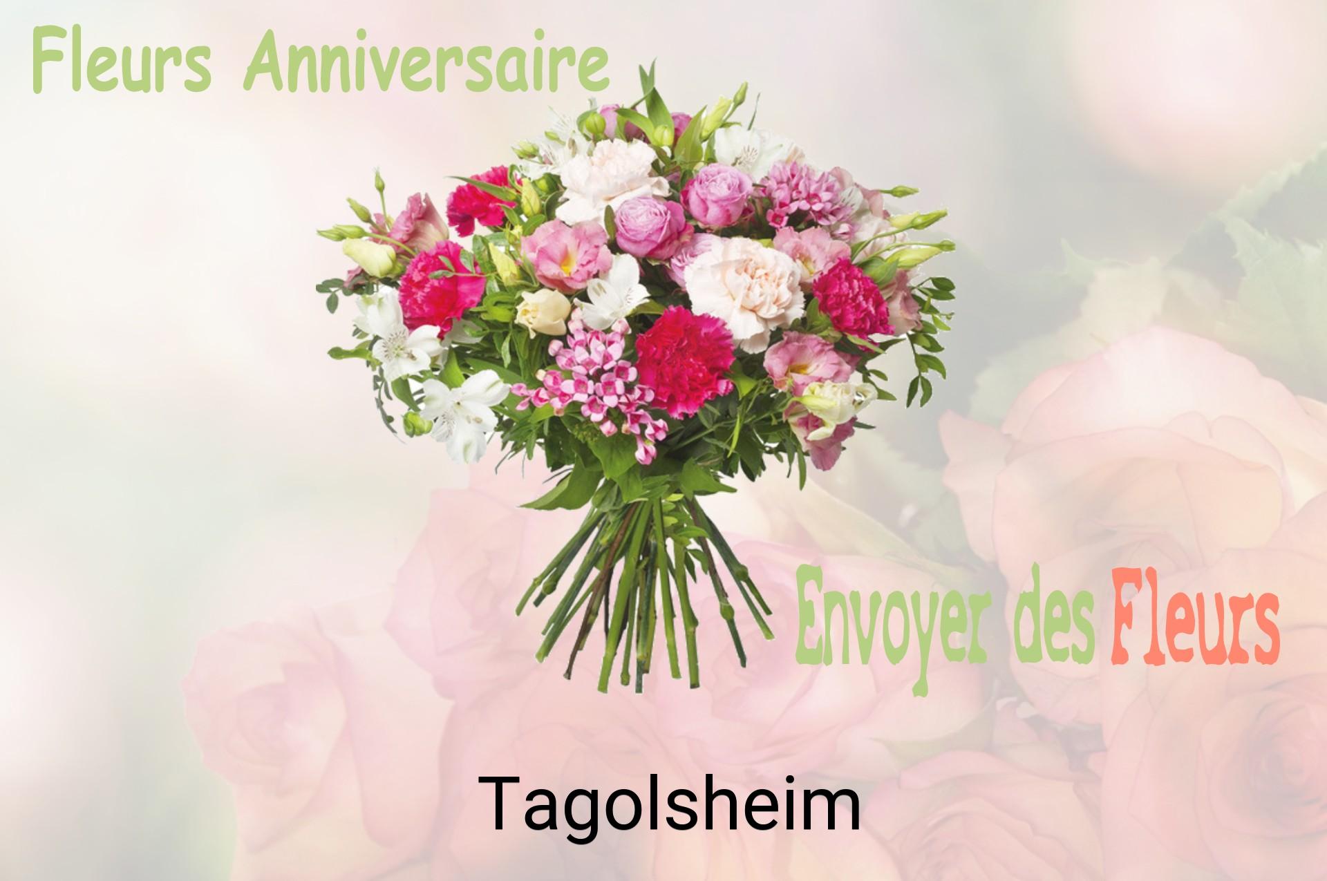 Bouquet de fleurs d’anniversaire livré à Tagolsheim