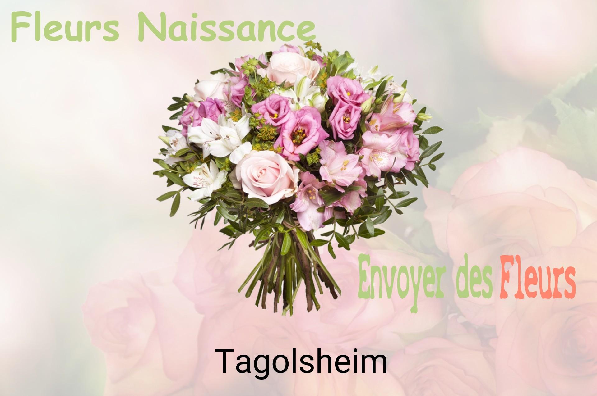 Bouquet de fleurs de naissance livré à Tagolsheim